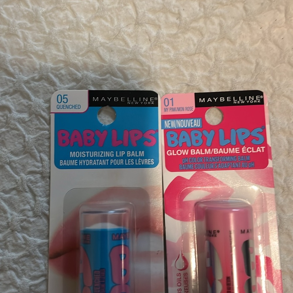 NWT Maybelline Baby Lips Quenched and My Pink - Picture 4 of 5